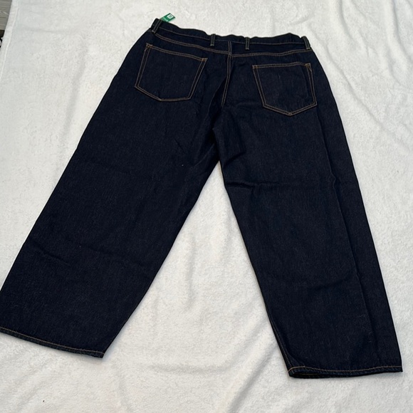 GAP Extra Baggy Utility Navy Straight Jeans Classic Comfort 36x32 Big and Tall - Picture 14 of 16